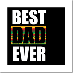 Best Dad, African Colors Posters and Art